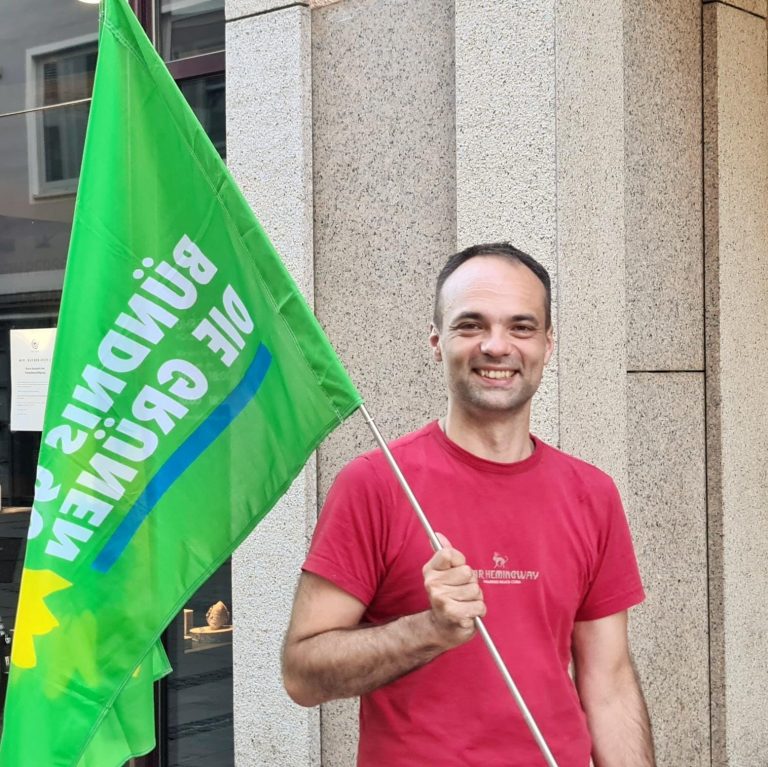 Bewerbung von Constantin Jahn für Kandidatur Landtag